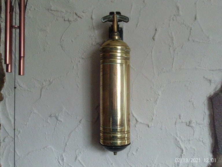 image for brass fire extinguisher
