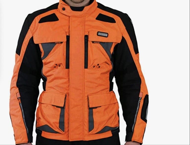 All Season Brand new (Large and 3XL available) Orange NERVE Tengri Motorcycle Touring Jacket £400