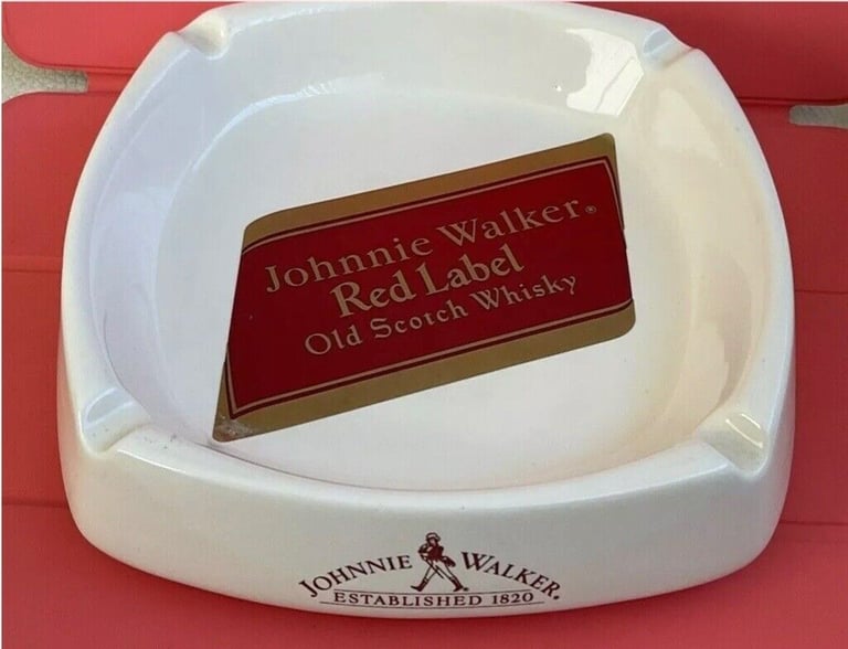 Johnnie Walker ‘WADE England’ Red Label Ashtray