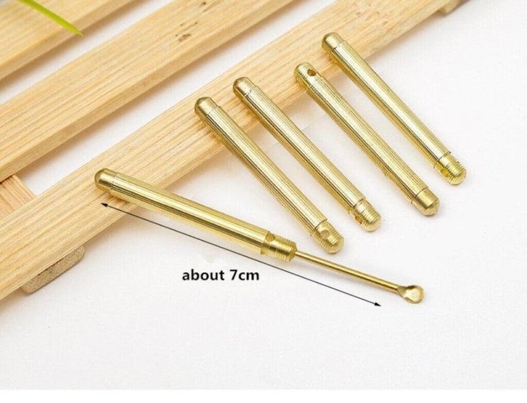 Ear picker with spoon, ear cleaner. ear spoon, mini spoon to clean ear, reusable