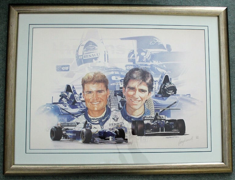 image for COULTHARD & HILL LIMITED EDTION PRINT BY CRAIG WARWICK