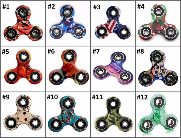 Fidget Hand Spinner Job Lots Mixed Designs