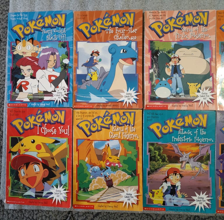 image for Rare Vintage Pokémon Books A set of 12