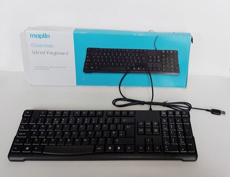 Maplin Wired Keyboard with box