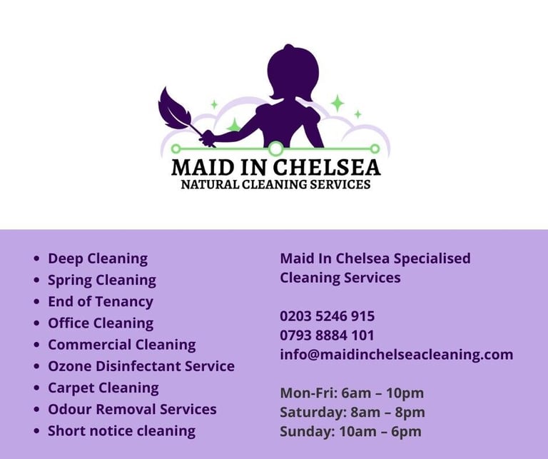 MAID IN CHELSEA | Natural Cleaning Services
