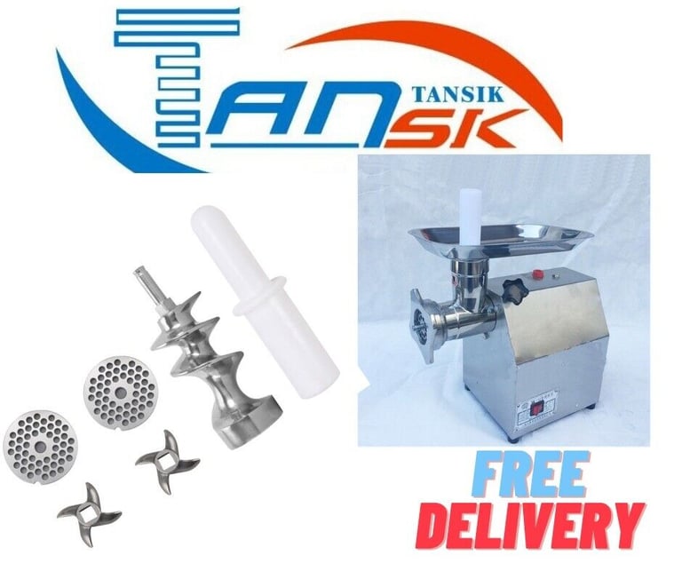 image for Commercial Mincer Butchers Meat Grinder Quality Heavy Duty Size 12