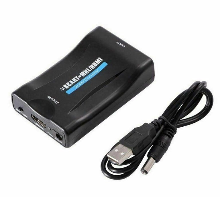 1080P HDMI To SCART   Composite Video Converter Audio Adapter for DVD SKY BOX