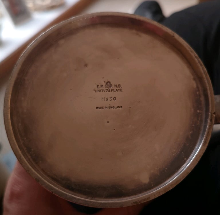 Silver plate jug