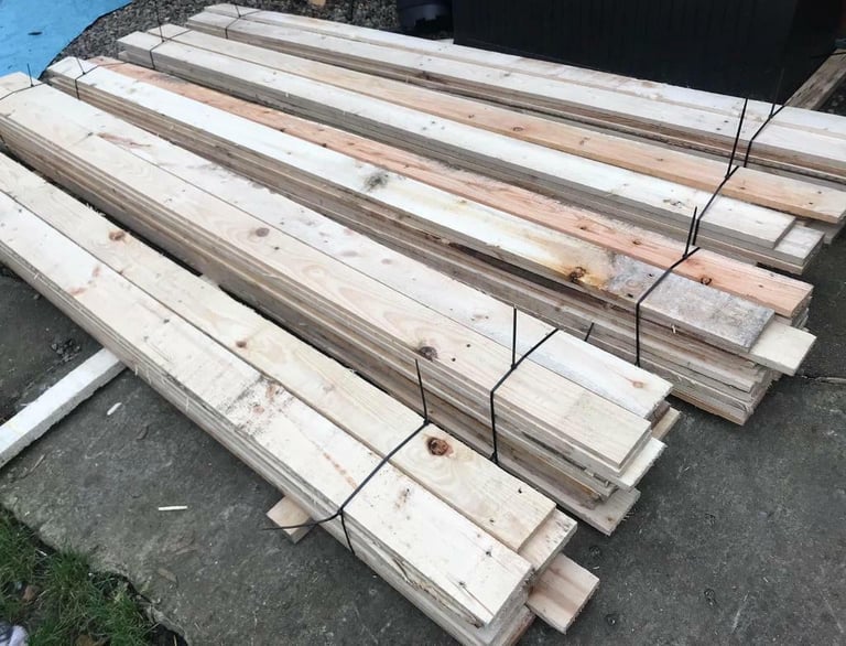 2.4m reclaimed pallet wood timber lengths 