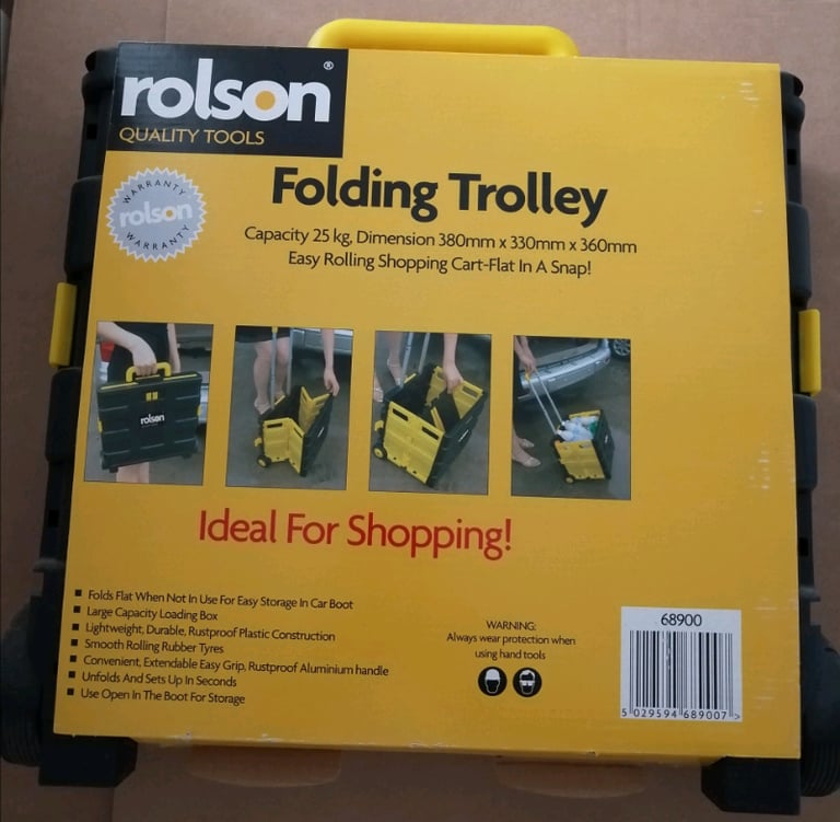 Brand new Rolson Folding Boot trolley