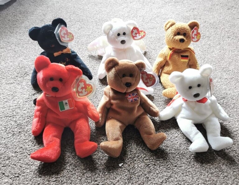 image for TY Beanie Bears,  Collectables.  6 Bears. In perfect condition with Tags