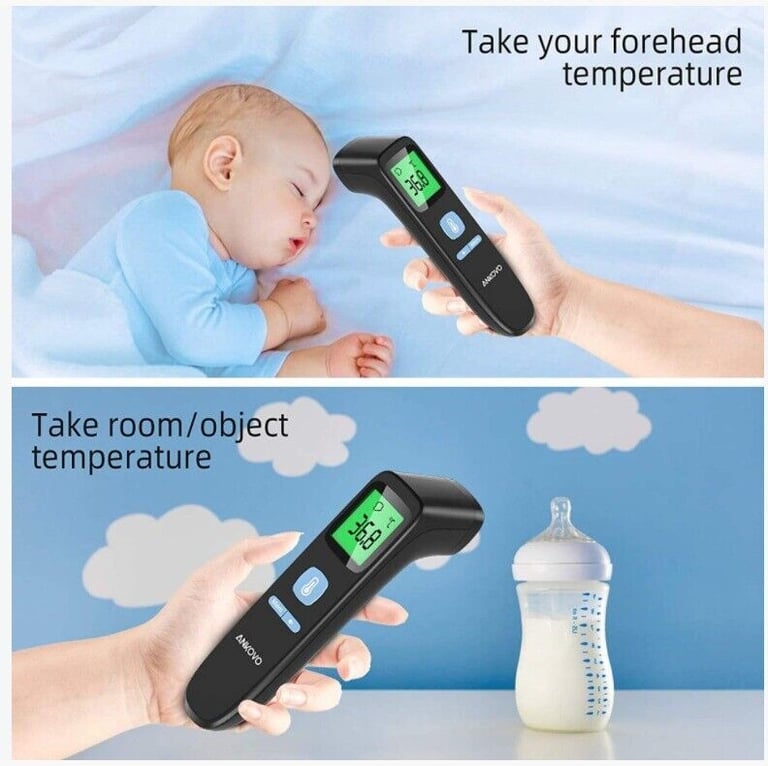 Upgrade Digital Infrared Thermometer (Black)
