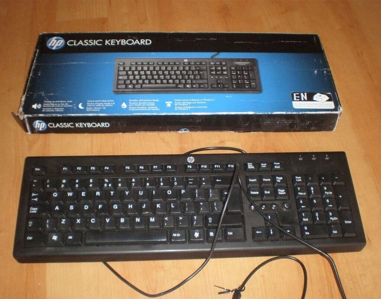 HP Classic Wired Keyboard with box