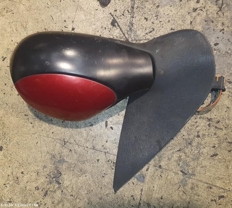 Peugeot 206 Left Side Wing Mirror Red 2004