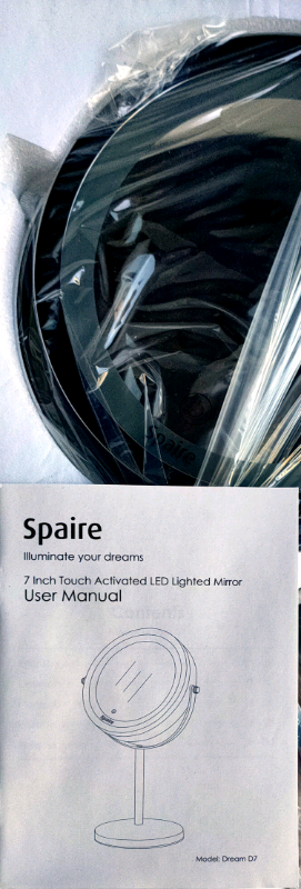 Led light mirror