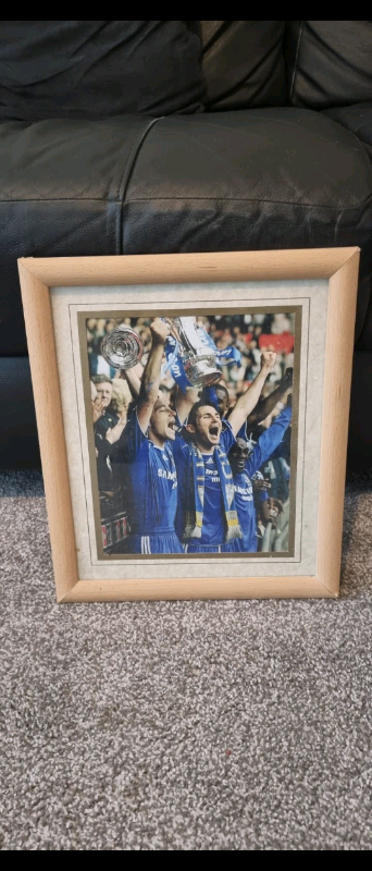 Chelsea FC FA Cup Trophy Framed Photo