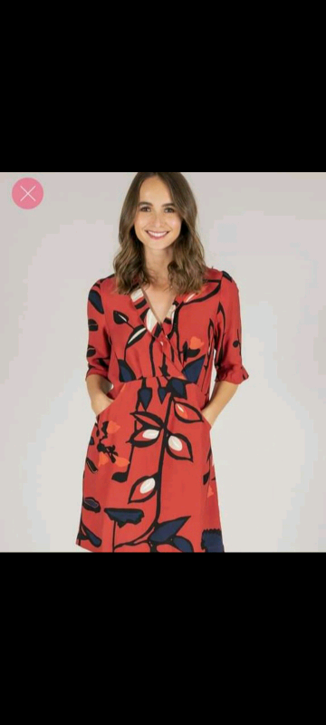 image for New Red dress, size 12- 14