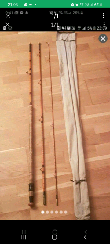 image for Avocet split cane 3 piece rod