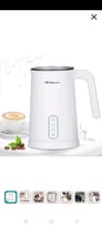 Milk Frother, Automatic Milk Frother Machine, 4 in 1 Cold & Hot Milk F