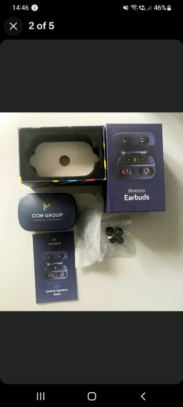 Earbuds wireless Bluetooth 