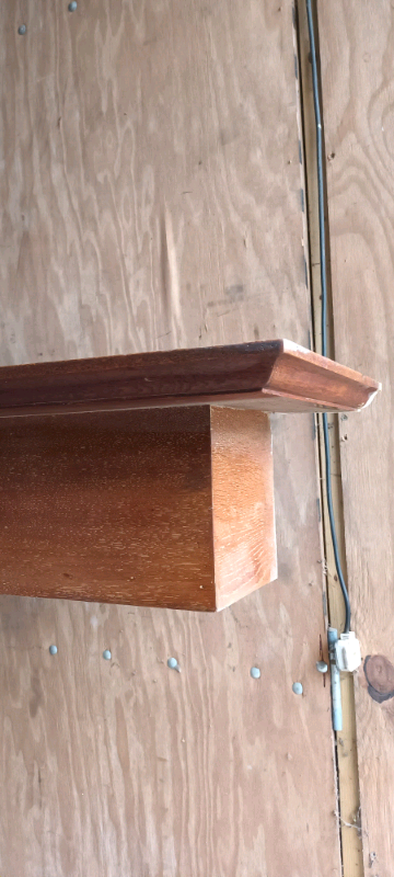 Shelf oak and pine