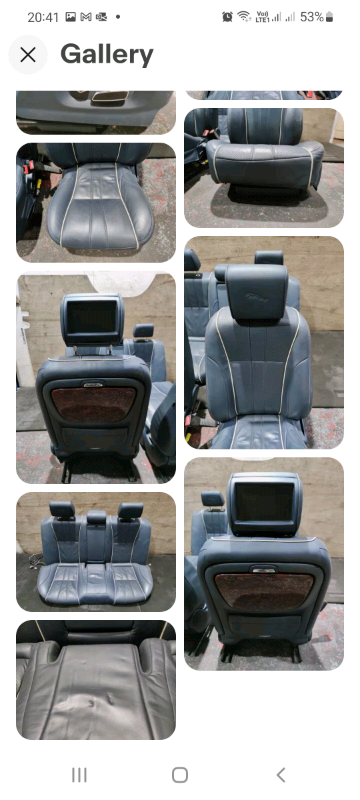 image for Jaguar xj 351 portfolio blue leather trim 