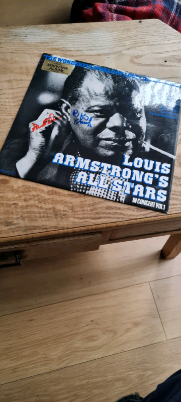 Record Louis armstrongs all stars signed autographed 