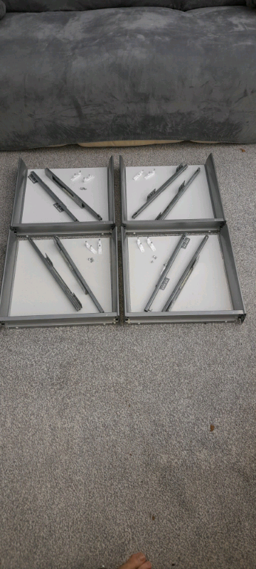 image for Hettich kitchen draws & runners x4 soft close 