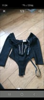 image for Bnwt suede bodysuit 8