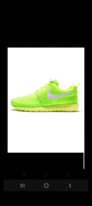 Nike Roshe Flyknit One Run Volt Green UK 6 Mens Trainers.