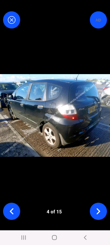 Honda jazz 2009 - 2014 breaking 