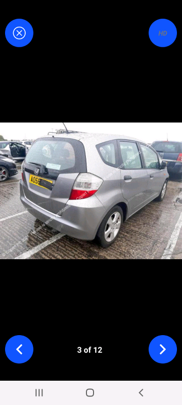 Honda jazz 2010 breaking 