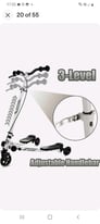 image for Aodi 3 wheels drifting wiggle scooter in black  