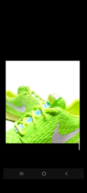Nike Roshe Flyknit One Run Volt Green UK 6 Mens Trainers.