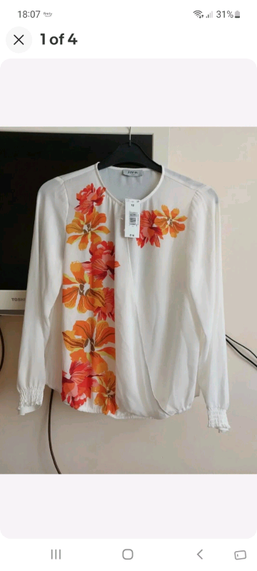 Gorgeous floral pattern blouse/top. Matalan brand new with tags. Sz 12