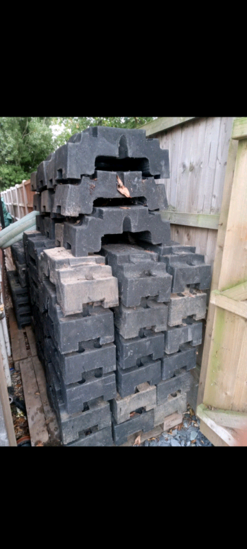 Heras fencing panels site security blok n mesh feet blocks clips