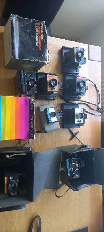 image for Polaroid kodak vintage Instant camera's 
