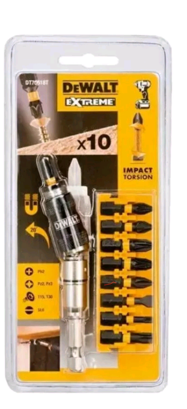 image for DeWalt DT70518T-QZ &quot;DT70518 Extreme Impact Torsion Bit Set with Holder