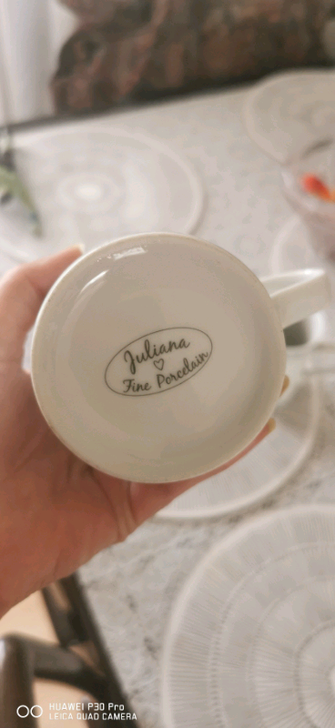 Set of silver Anniversary cups