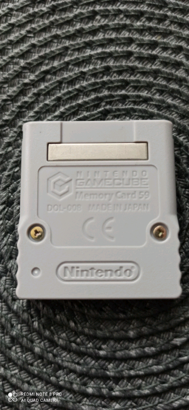 Grey Official Nintendo Gamecube Memory Card £15
