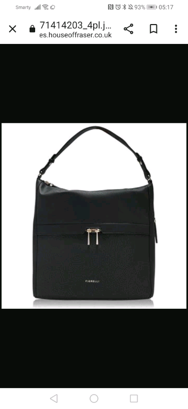 image for Forelli black shoulder handbag 