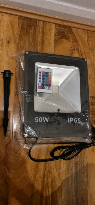 50W LED FLOODLIGHT RGB COLOUR CHANGE 