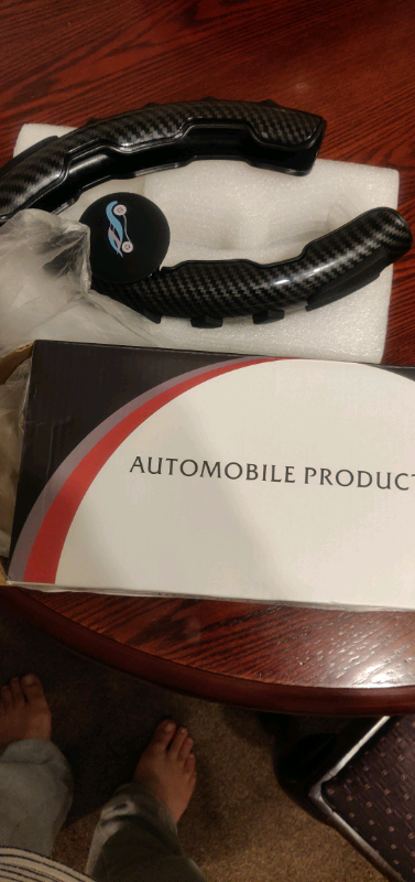 Universal steering wheel spinner knob booster steering wheel
