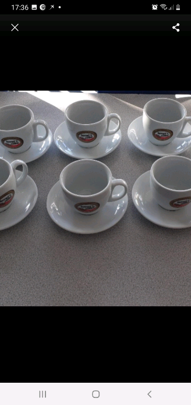 Ferrari coffee cups and saucers