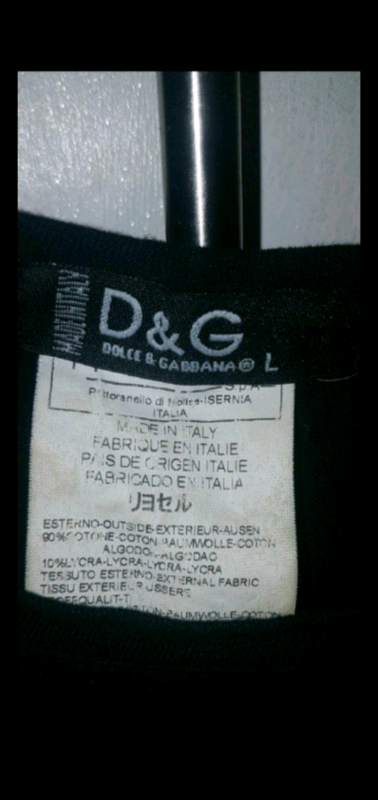 GENUINE D&G LONG SLEEVE TOP(REDUCED from £45)