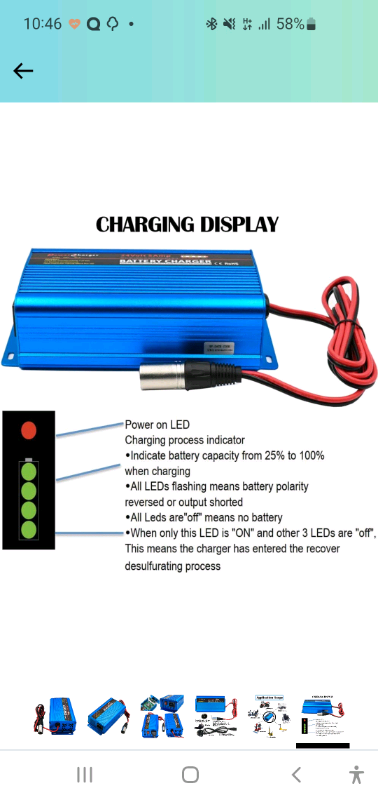 New boxed 24V auto battery charger retails £59