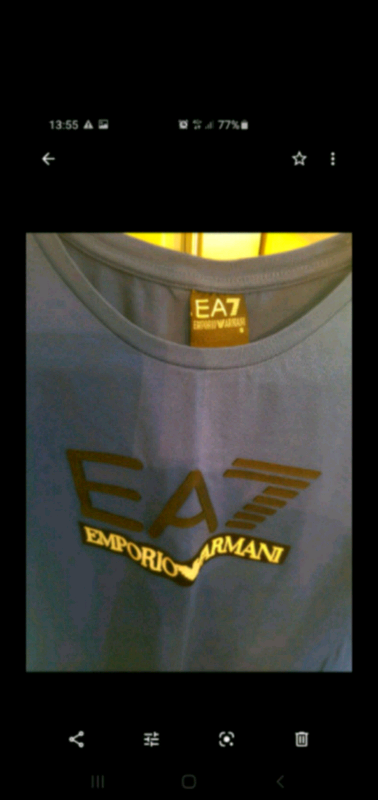 EA7 T-SHIRT small adult (REDUCED from £45)