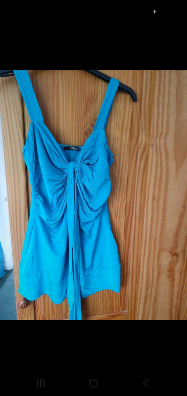image for Jane Norman acqa blue top