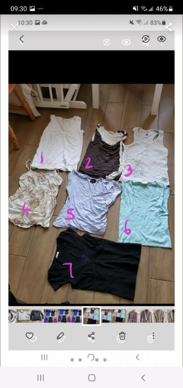 Short sleeve tops