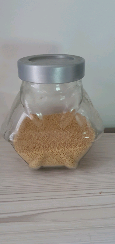 Glass containers, ideal for kitchen £5 each